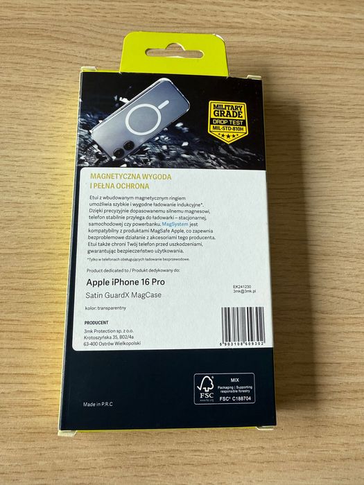 Etui XLINE MagSystem Satin GuardX MagCase do Apple iPhone 16 Pro