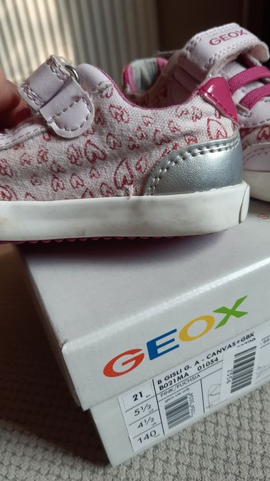 Trampki geox dla dziewczynki roz 21 wkładka 13cm