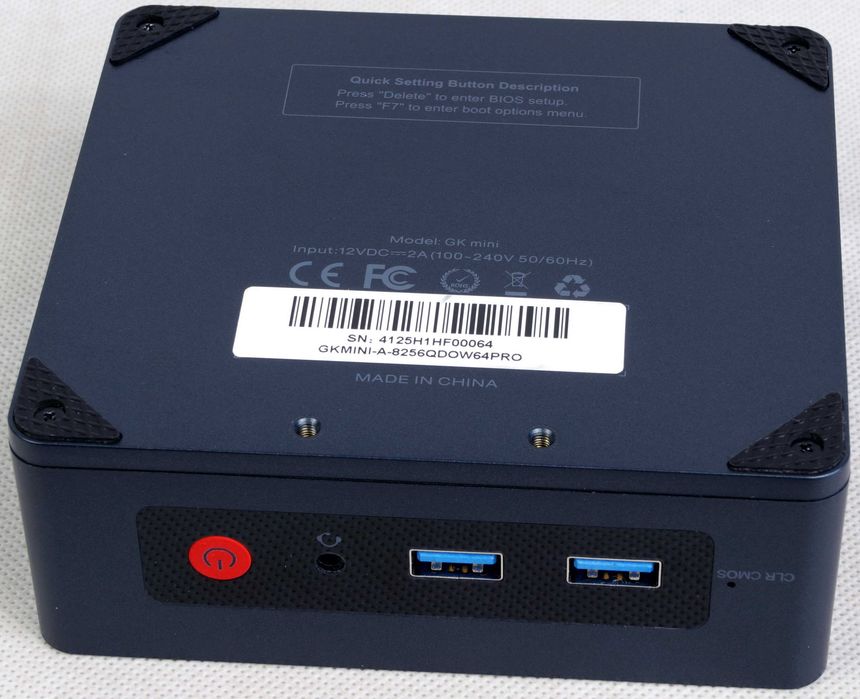Міні ПК (компактний) Beelink GK mini 8/256Gb, Intel Celeron J4125, Windows 10 Pro