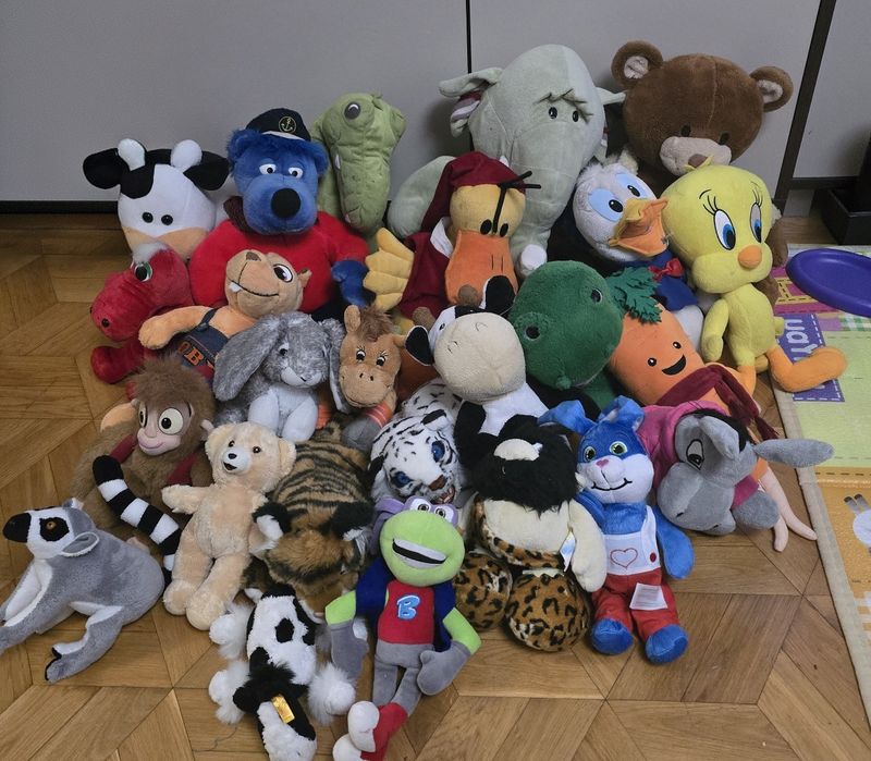 Duży 120 l worek maskotek