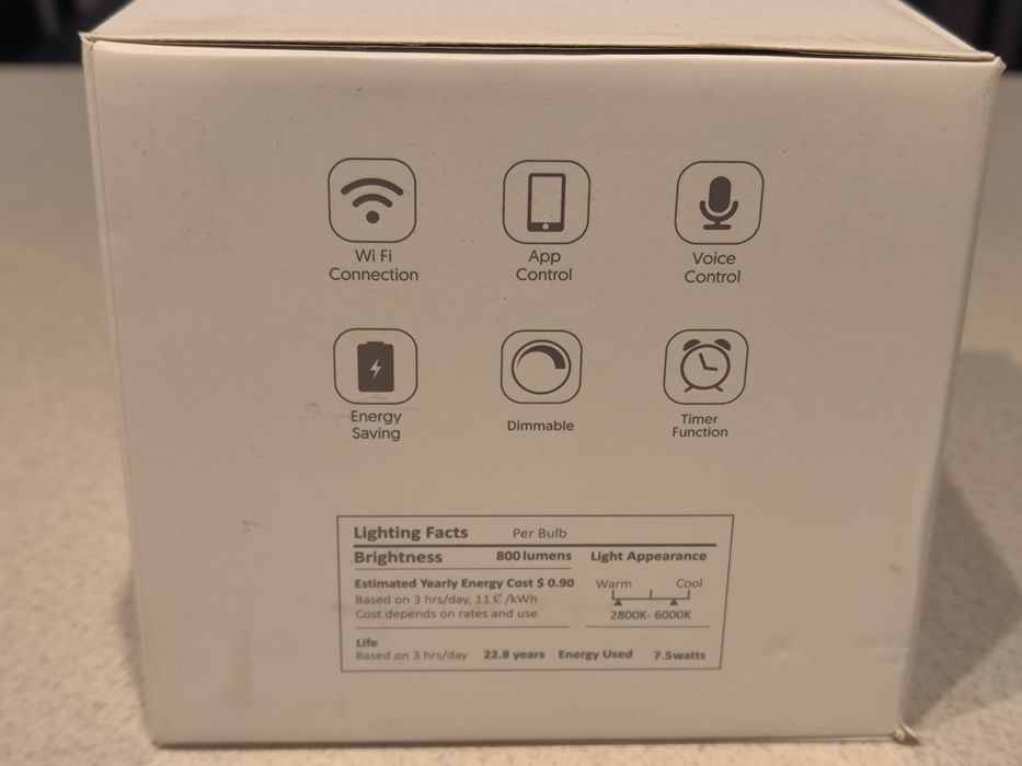 Inteligentna żarówka LED 4szt.