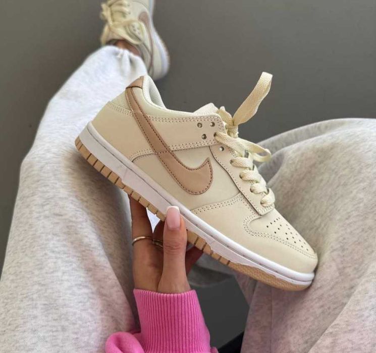 Жіночі кросівки Nike Dunk Low Oatmeal бежеві кремові (36-41)