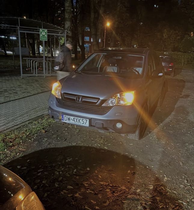Honda crv suv srebrny
