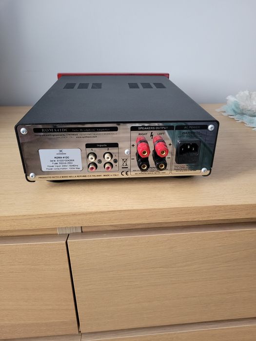 Wzmacniacz zintegrowany / słuchawkowy  lampowy  Synthesis Roma 41DC