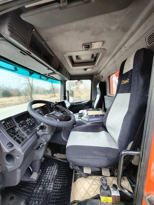 Scania 360 8x4 specjalny wywrotka kiper hydroburta meiller super stan