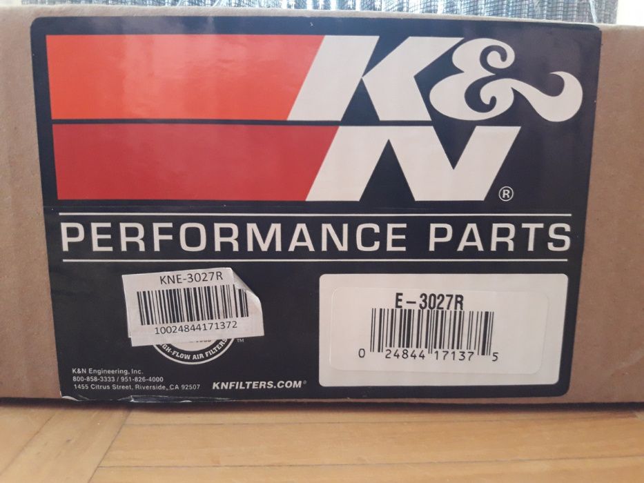 Filtr sportowy okrągły 14 x 3 cale K&N E3027R