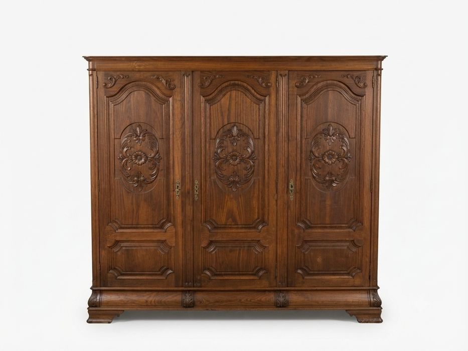 Mobília de Quarto Completa Estilo D. José - madeira maciça