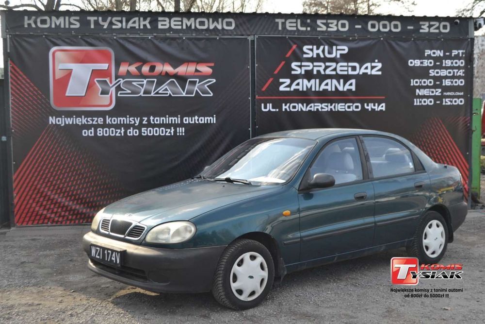 Daewoo Lanos !!! BEMOWO !!! 1.5 Benzyna, 1999 rok produkcji !! KOMIS TYSIAK !!