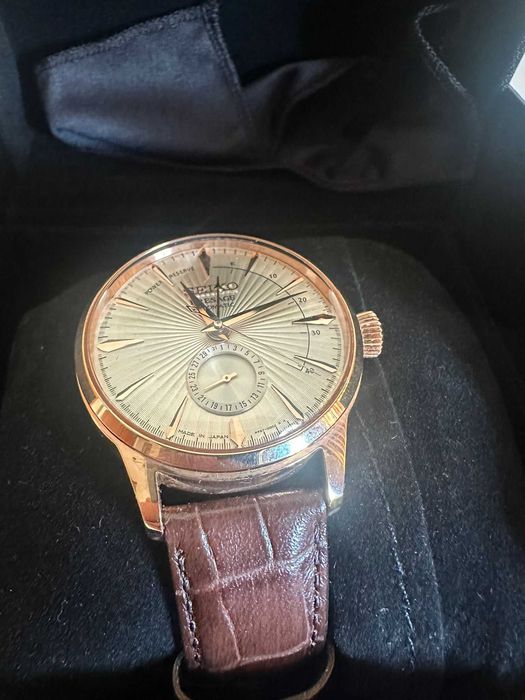 Seiko Presage SSA346J1 (“Cocktail Time Sidecar” Power Reserve)