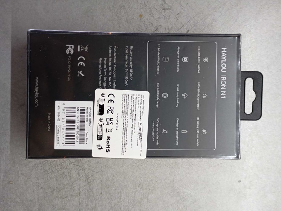 Умные часы HAYLOU IRON N1 НОВИНКА! Bluetooth, 5 АТМ батарея 30 дней