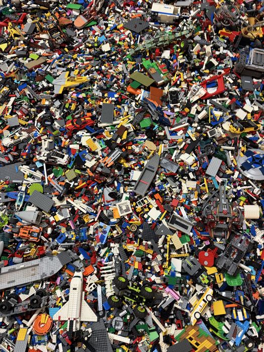 klocki LEGO oryginalne mix 2 kg z figurkami