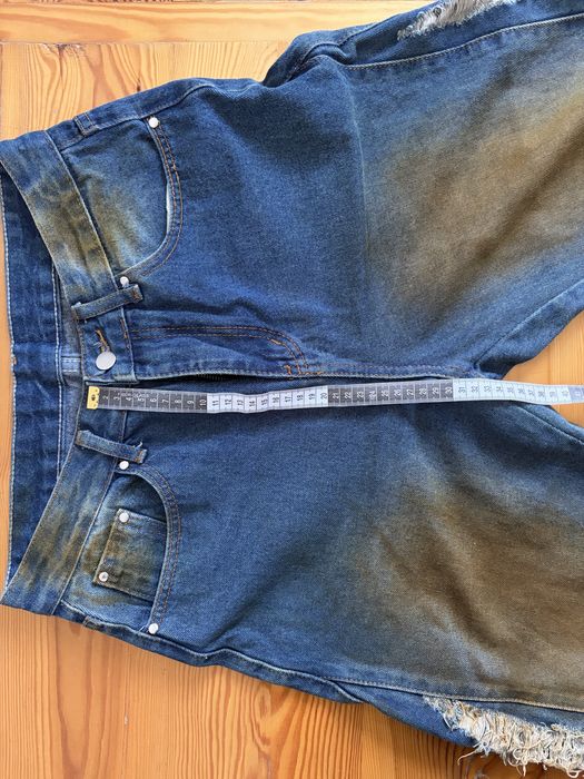 distressed джинси