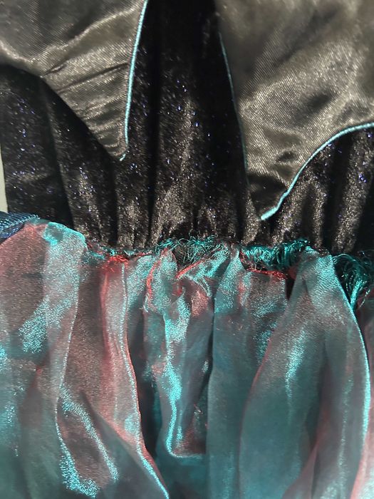 Strój przebranie Czarownica Nietoperz 9/10 lat