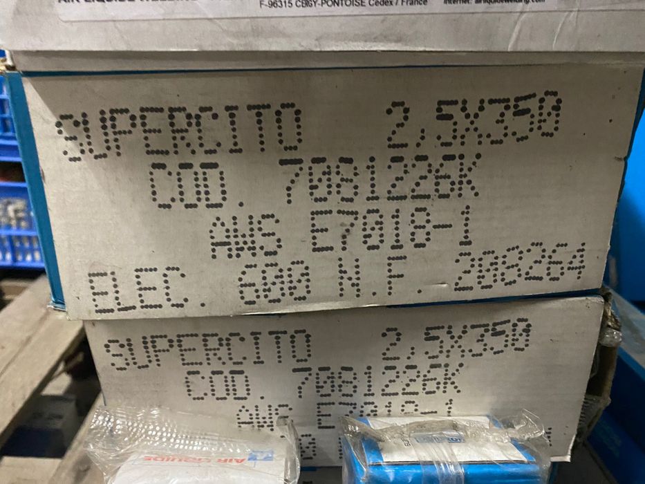 Vendo Eletrodos/ Consumiveis para solddura