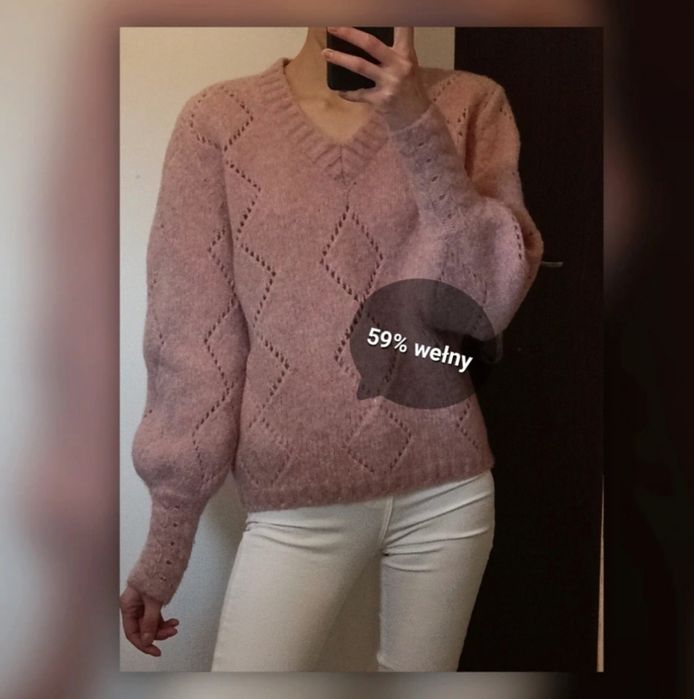 Sweter Mos Mosh /Roz XS/S/M