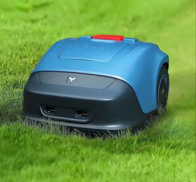 Robôs corta relva venha ver a trabalhar