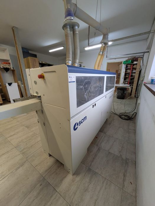Okleiniarka SCM K100 wstępne frezowanie
