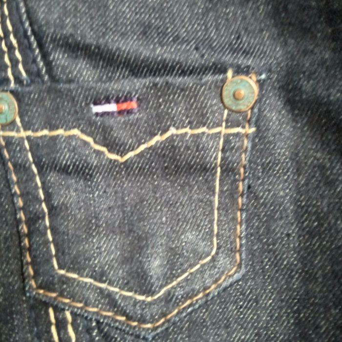 Hilfiger Denim ogrodniczki nogawki 3/4 r S/M stan bdb