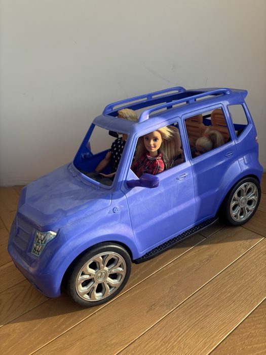 Auto samochód barbie fioletowy duży suv MATTEL