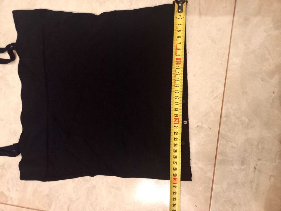 Czarny top damski XS, S