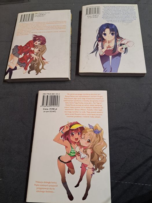 Sprzedam Mangi TORADORA 1,2,6