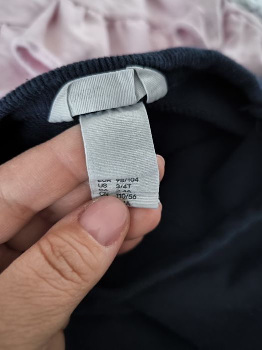 Dwie dresowe sukienki 104