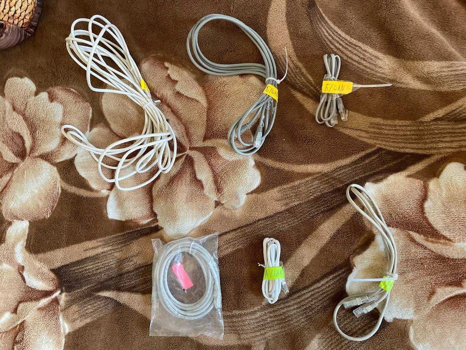 Патч корды для компьютеров, роутеров RJ-45