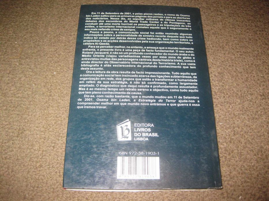 Livro "Osama Bin Laden- A Estratégia do Terror"