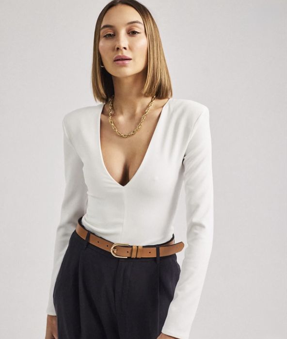 Білий боді , Zara , новий , розмір С