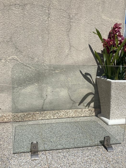 Vidro de lareira temperado