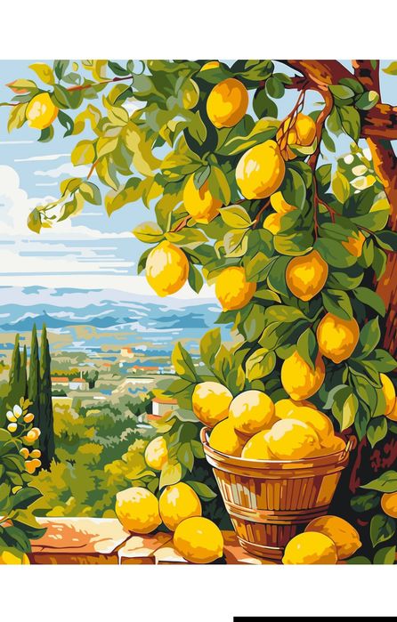 Подарунок рідним.Картина по номерах. Нова. 50*40