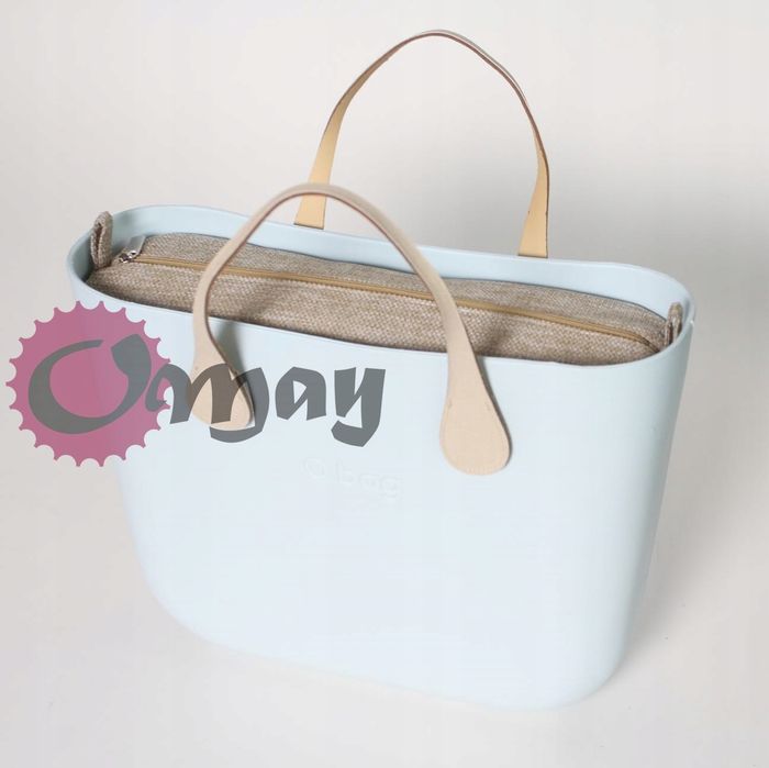 organizer OBAG STANDARD +OPASKA struktura beżowa 2 kieszenie OMAY