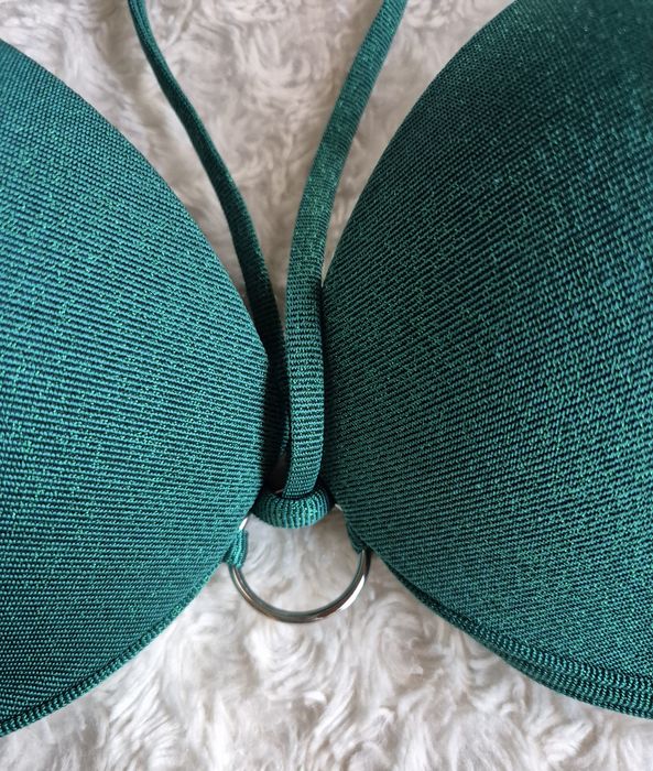 Shine Green Hollywood L 85B/80C/75D, 4 zielony z połyskiem  push up