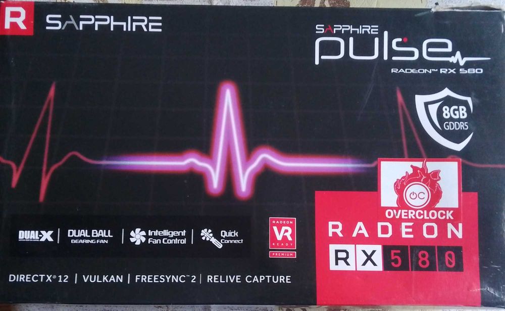 Sapphire Radeon RX 580 Pulse 8GB
