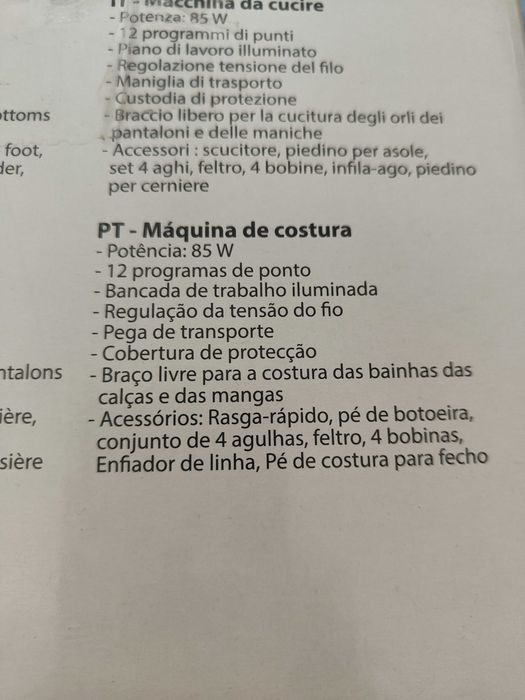 Máquina de Costura Selecline