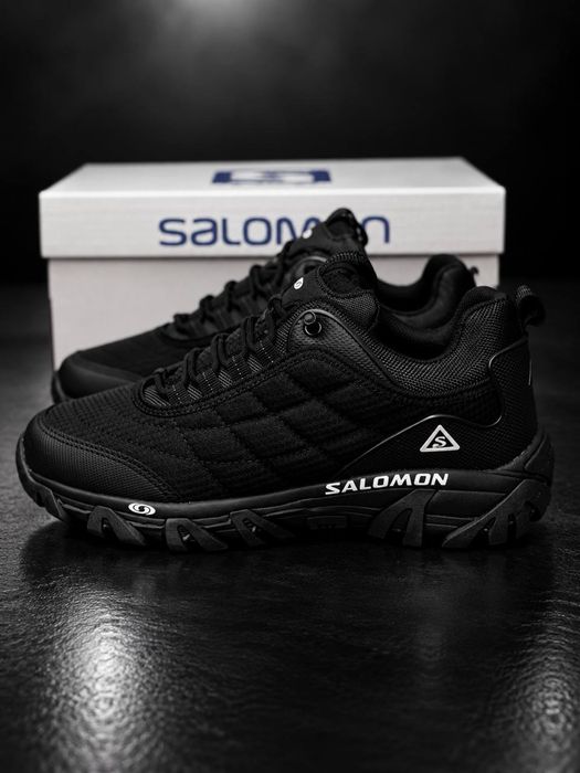 Кросовки гортекс Красовки Саломон Кроссовки Salomon Мужские кросовки Саламон Зимние Саломоны  Водонепроницаемые кросивки Кросовки зима Salamon