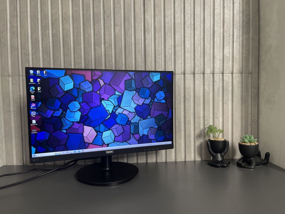 75 hz Безрамковий монітор Philips 22 дюйми 221V8/00 full hd