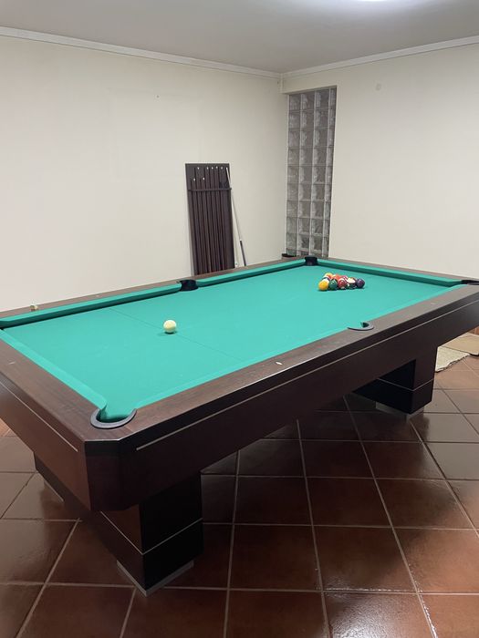 Bilhar de 8 pés odisseia marca carrinho