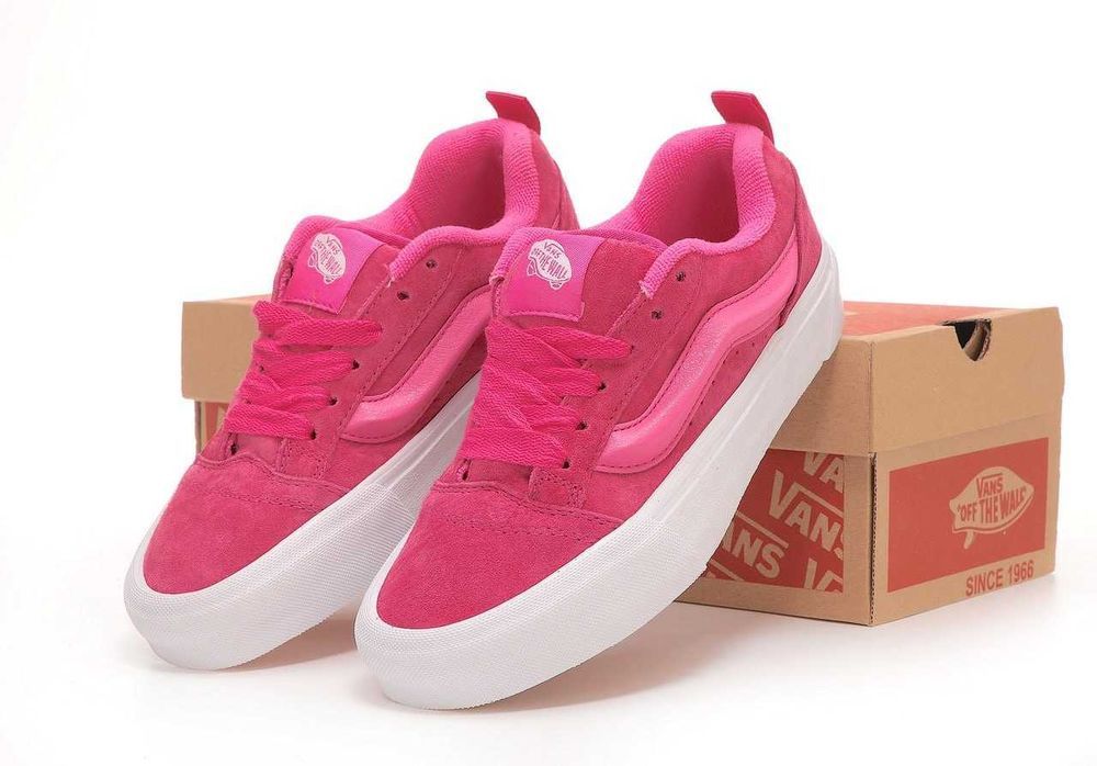 Женские кеды Vans KNU Skool Pastels Pink VN0009QCPNK ванс кну скул