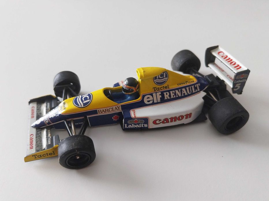miniatura 1/43 WILLIAMS FW13B Thiery Boutsen (1990) | edição Onyx