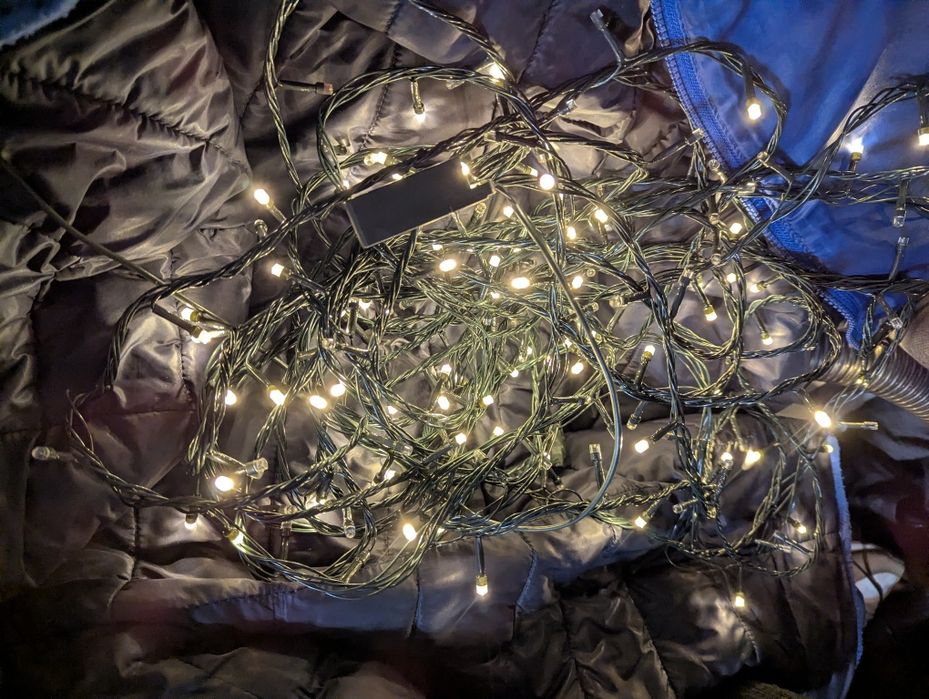 Girlandy lampki choinkowe LED
