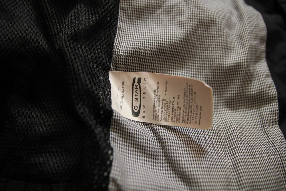 Куртка  G-Star Raw DEAN Overshirt l/s чёрного цвета размер l/xl