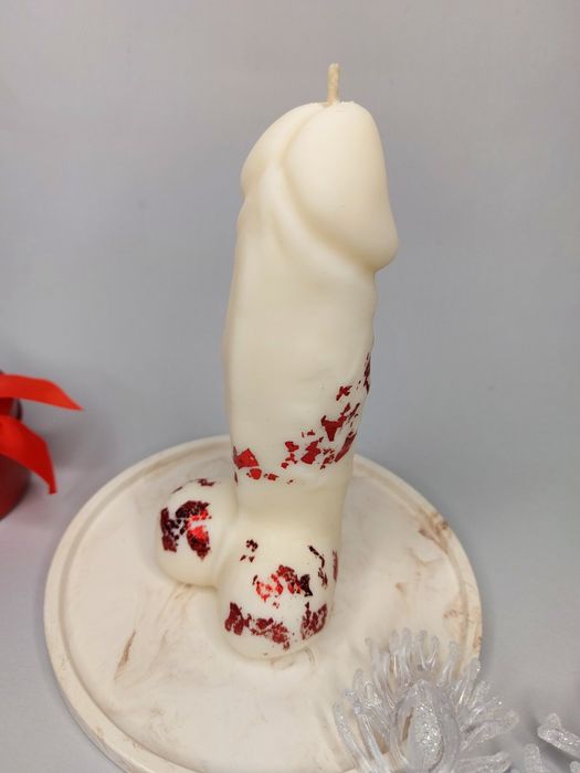 Свічка 18 +, подарунок друзям з гумором, соєвий віск