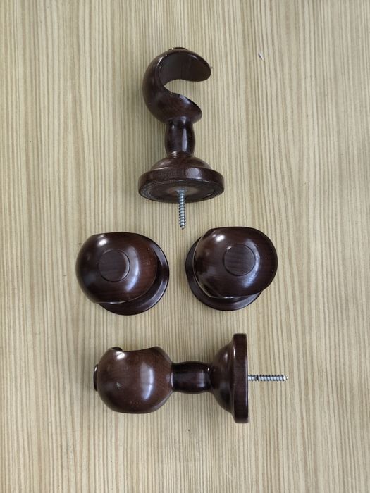 4 Suportes Varão Cortinado