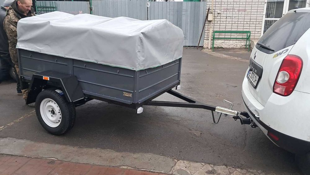 Міцний причіп прицеп 1800*1300*450 борт на 1000 кг Доставка Документи