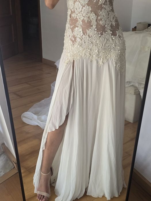 Vestido de Noiva 2 em 1 Estilista Micaela Oliveira