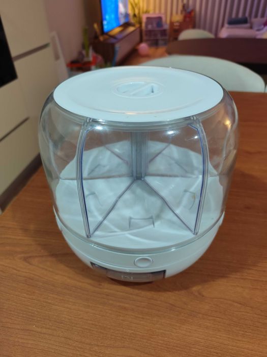 Dispensador grãos giratório 360° - 6 divisórias