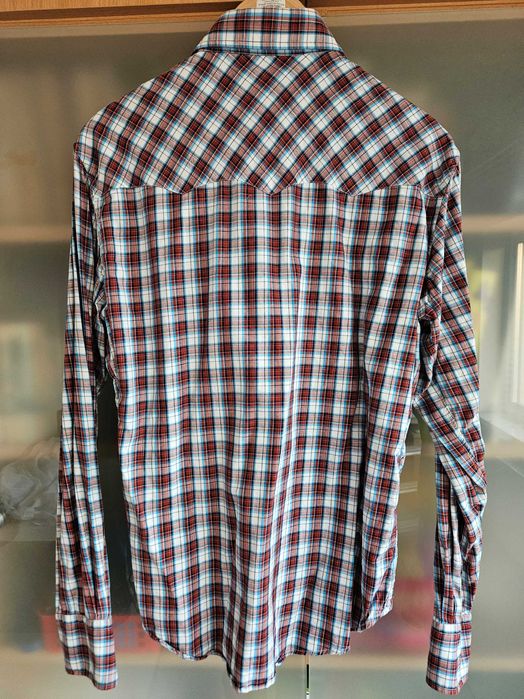 Koszula w stylu western w kratę Spier & Mackay, krój Contemporary, M