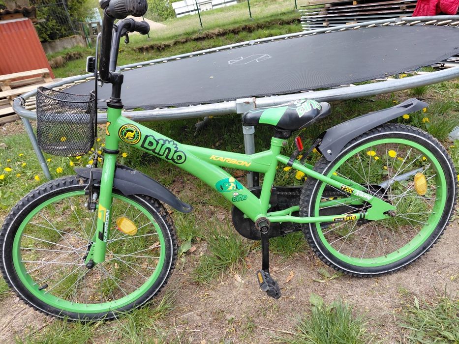 Rower 20 cali motyw dinozaura stan bdb