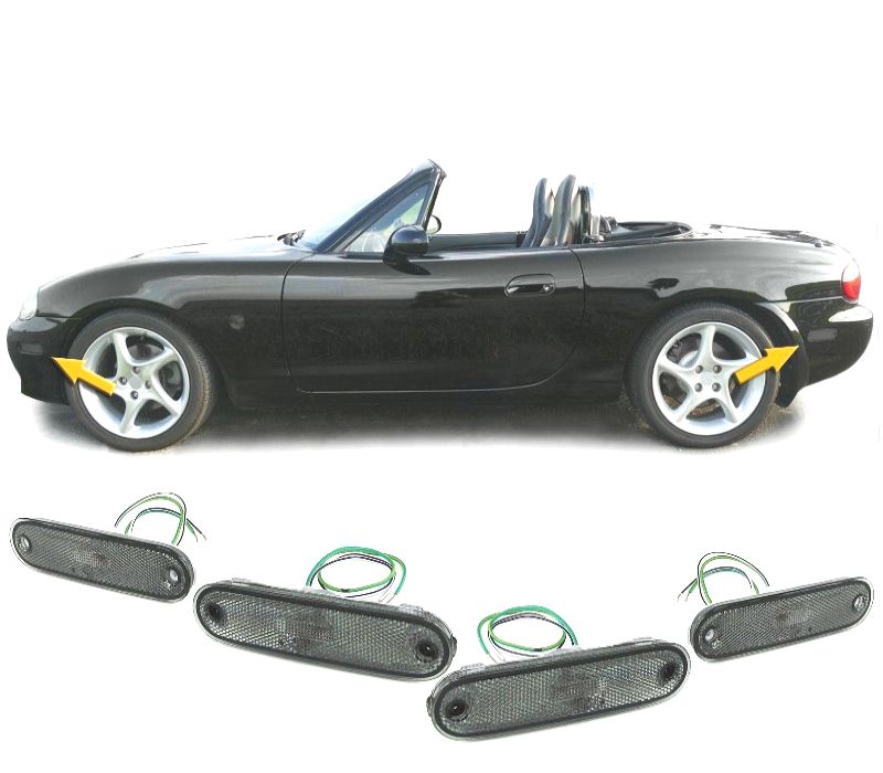 PISCAS LATERAIS MAZDA MX5 89-05 FUMADO
